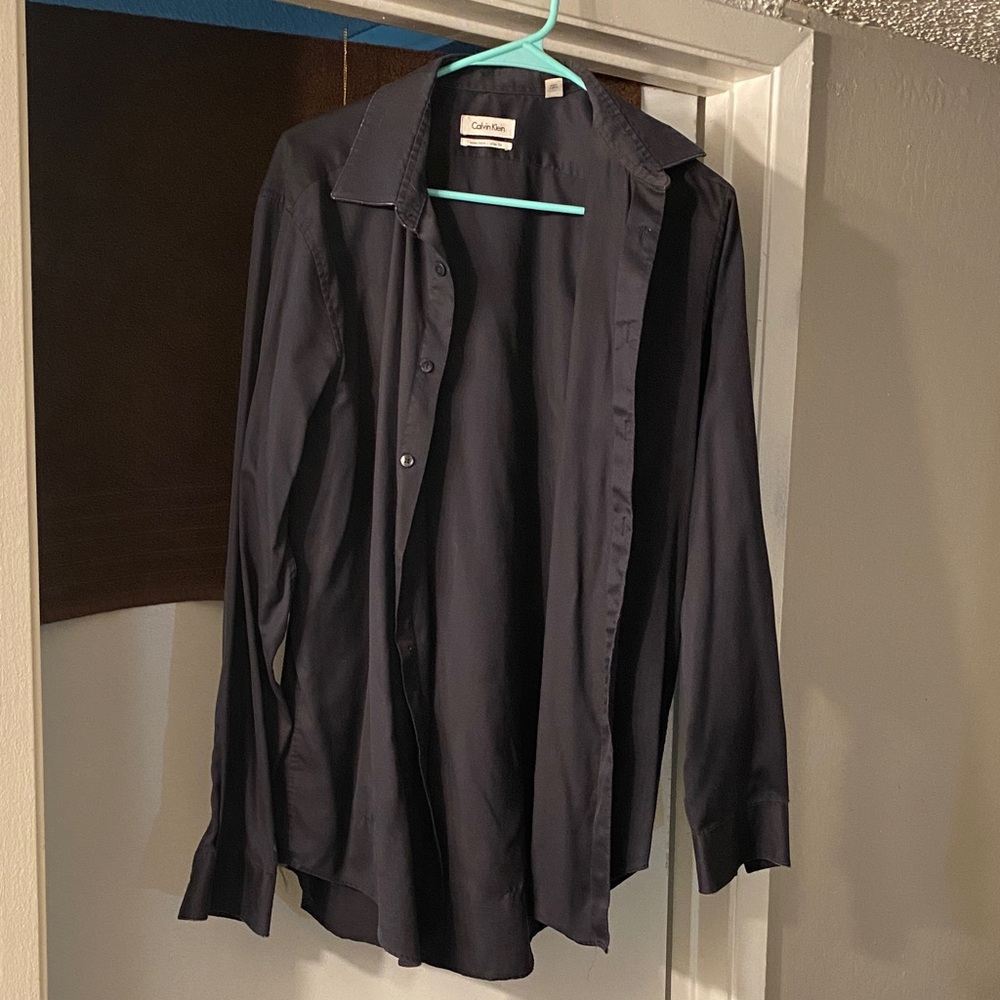 Calvin Klein Midnight Black Dress Shirt